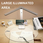 USB Desk Lamp 3 Levels Dimmable Touch Night Light USB Rechargeable Eye Protection Foldable