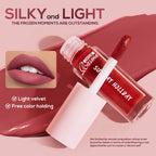 12 Colors Lip Gloss Gift Set, Smooth Long Lasting Non-Transfer Lipstick Kit, Multi Nude Shades Lip Makeup for Christmas Holiday