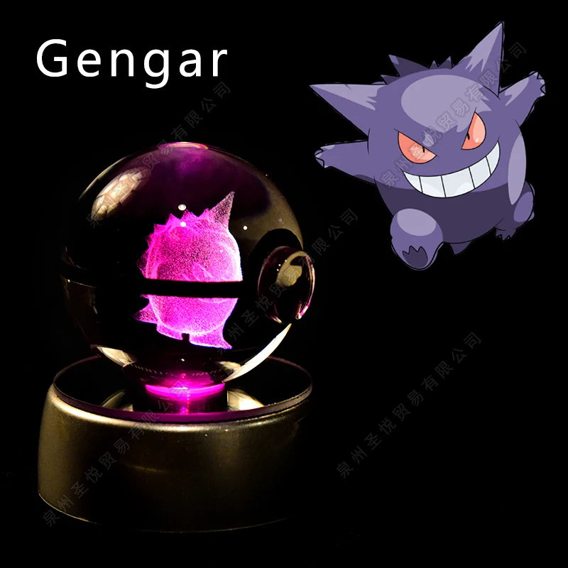 Pokémon 3D Crystal Ball Night Light
