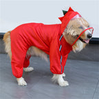 Reflective Hooded Waterproof Dog Raincoat