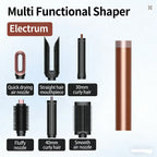 1700W New 6-in-1 Hair Styler Hot Air Brush Multi-Functional Dry Straighten Curl Salon  Home Use Hair Styling Tool
