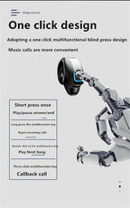 Earphone Clip Wireless Bluetooth Headphone Bone Conduction Headset High Quality TWS Auriculares Sport Noise Canceling With Mic