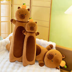 50-110cm Kawaii Giant Long Capybara Plush Pillow Soft Stuffed Animals Cartoon Toys Babys Accompany Sleeping Doll for Girls Gifts