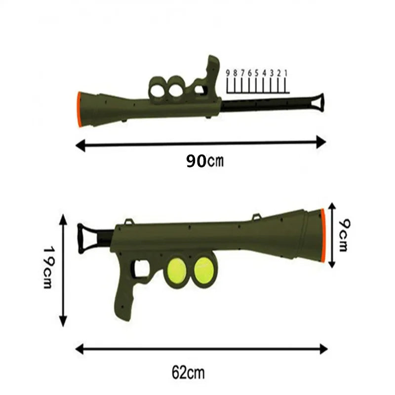 Pet Dog Ball Launcher, Tennis Ball Launcher Toy—Launches Ball