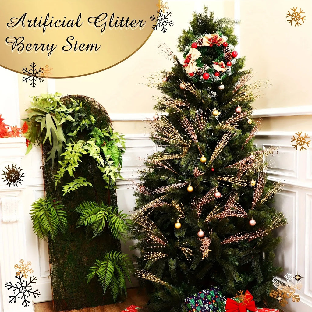 4Pcs Artificial Berry Bouquet Fake Plant Christmas Tree decoration