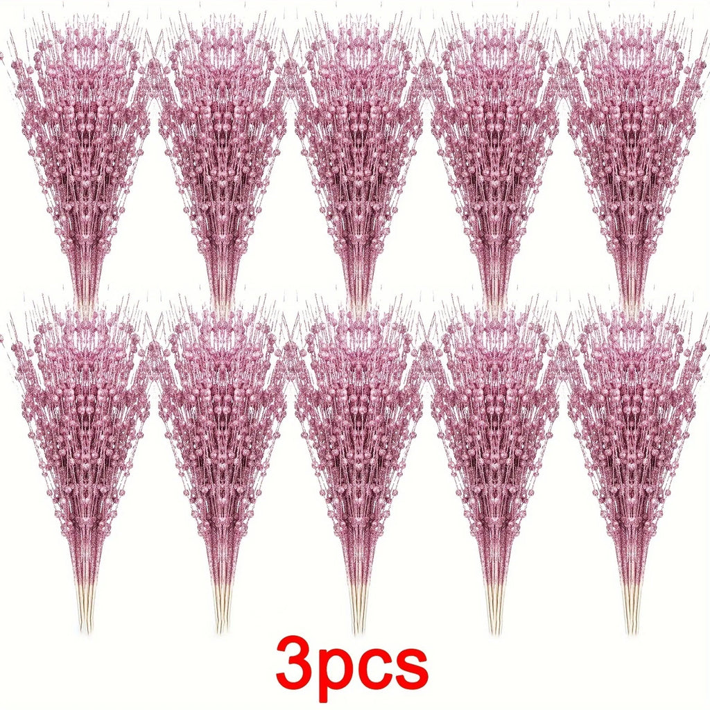 4Pcs Artificial Berry Bouquet Fake Plant Christmas Tree decoration