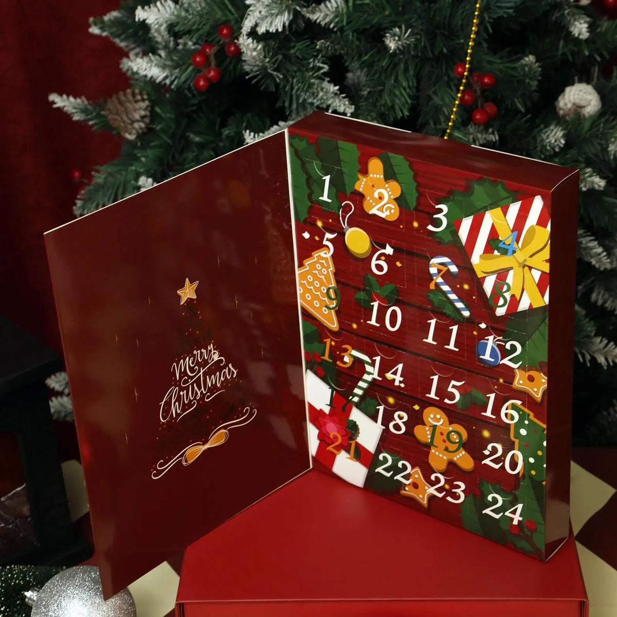Christmas Advent Filling Box 24-Day Fillable Reusable Kids Christmas calender