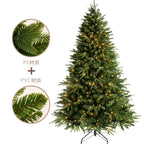 2026 new Christmas decoration high-end PE mixed Christmas tree, encrypted branches with lights, Christmas tree