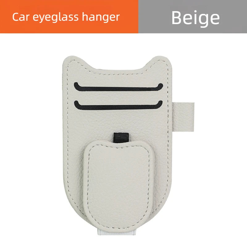 Car Sun Visor Sunglasses & Ticket Holder