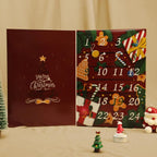 Christmas Advent Filling Box 24-Day Fillable Reusable Kids Christmas calender
