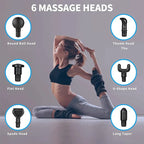 Fascial Massage Gun Electric Waist and Back Massager High-Frequency Vibration  Muscle Relaxation Electric Shoulder Massage Gun