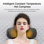 Electric Neck Massager Pillow Cervical Stretcher Heating Vibration Massage Back Traction Orthopedic Sleeping Pillows Support