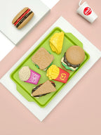 9 PCS Set Detachable Plastic Snack Hamburger Pretend Toy Kids Kitchen Play House Food Toy