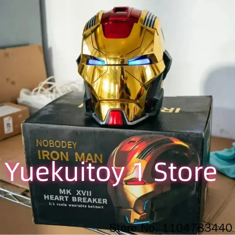 Wearable Iron Man Mk5 Helmet Toy with Arm Cannon Role Play  Green Goblin Designs