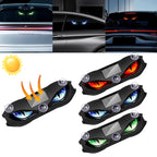 Solar Powered Car Neon Light Wireless Cool DEMON EYE Led Ambient Light Suction Cup USB Rechargeable Atmosphere Breathing Lamp