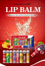 8PCS Soda-Inspired Lip Balm Set, Long-Lasting Moisture & Anti-Chapping Gift Giving