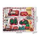 New Electric Train Set Mini Santa Claus Rail Car Toy Creative Decoration Christmas Tree Train Gift Children's Gifts