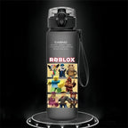 New Robloxs Figure Student Casual Sports Water Cup Plastic Frosted Cups Student Daily Necessities Gifts 560ml