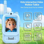 Video Walkie Talkies for Kids 2 Pack Rechargeable Toddler Toys for Indoor Camping Travel Birthday Gfits for Kids Ages 3-12