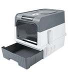 Enclosed Hooded Cat Litter Box with Scoop