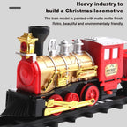New Electric Train Set Mini Santa Claus Rail Car Toy Creative Decoration Christmas Tree Train Gift Children's Gifts