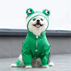 Reflective Hooded Waterproof Dog Raincoat