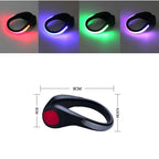 LED Luminous Shoe Clip Light Outdoor Running Cycling Bicycle RGB Novelty Lighting Safety Night Warn Lamp Glowing Zapato Ciclismo