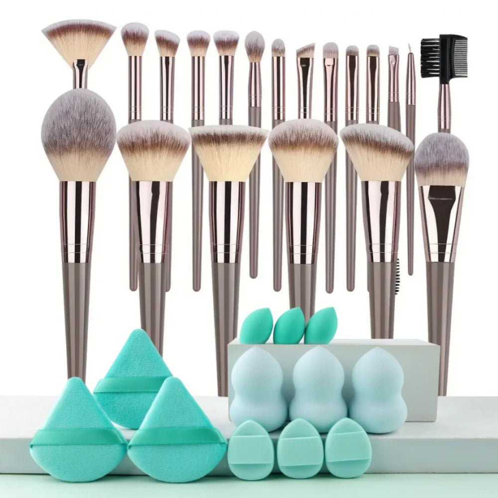 Makeup Brush Set — 3–20 Pieces