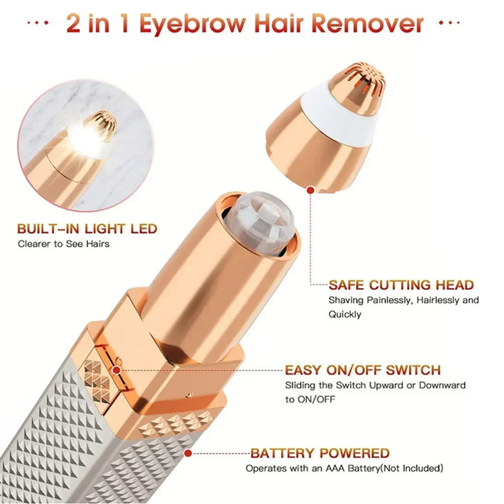 4-in-1 Rechargeable Women's Epilator & Facial Trimmer