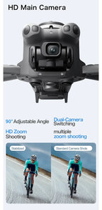 original GT60 Drone 4.3-inch Large Screen Foldable drone 8K HD Dual Camera Gps Brushless Optical Avoidance Airdrop RC Quadcopter