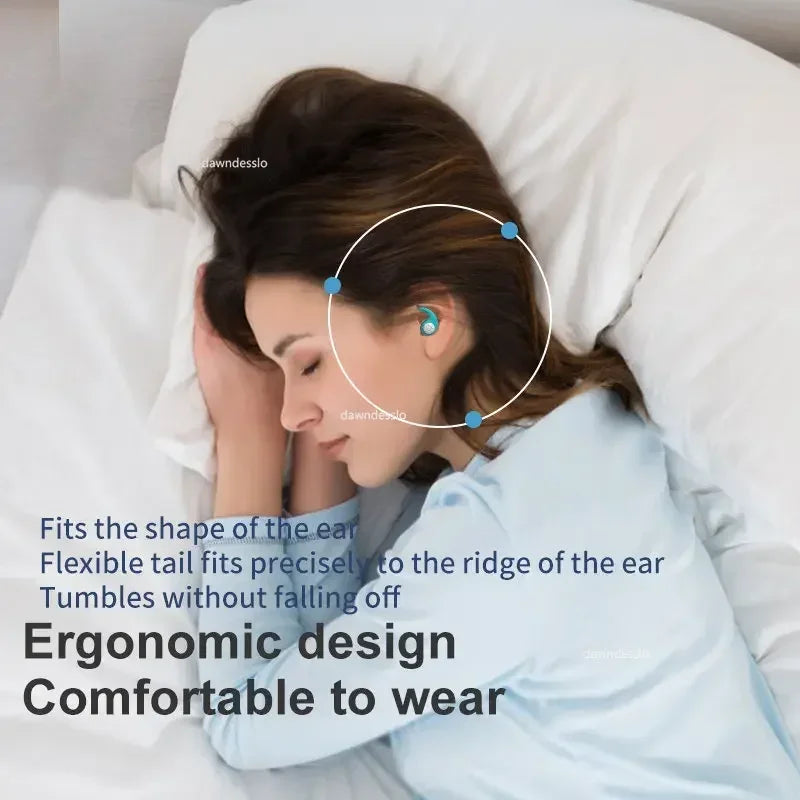 Silicone Noise Cancelling Earplugs Noise Filter Sleep Swimming Waterproof