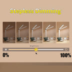 USB Desk Lamp 3 Levels Dimmable Touch Night Light USB Rechargeable Eye Protection Foldable