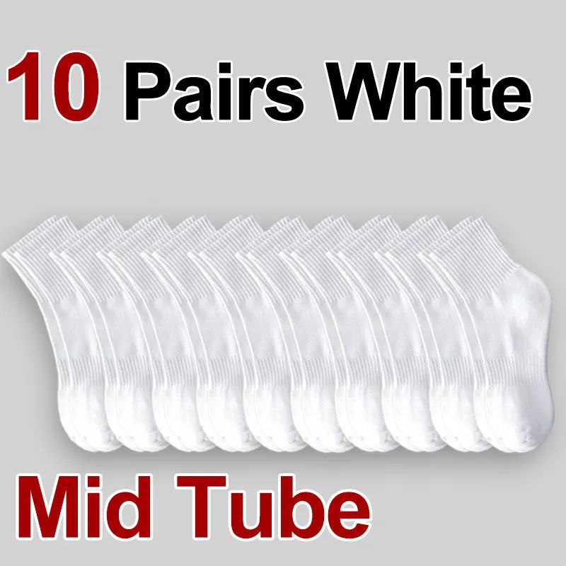 Plain Sports Socks — 5, 10 or 20 Pairs