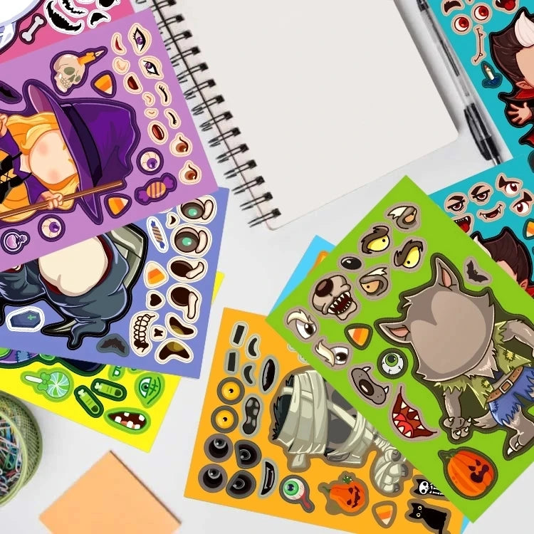 8~40 sheets Halloween Party stickers
