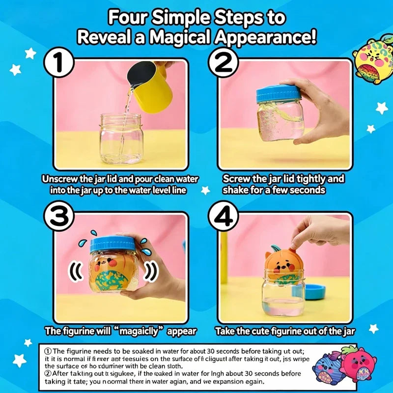 Magic Jellykins Magic Shaking Jar Blind Box Toy Water Activated