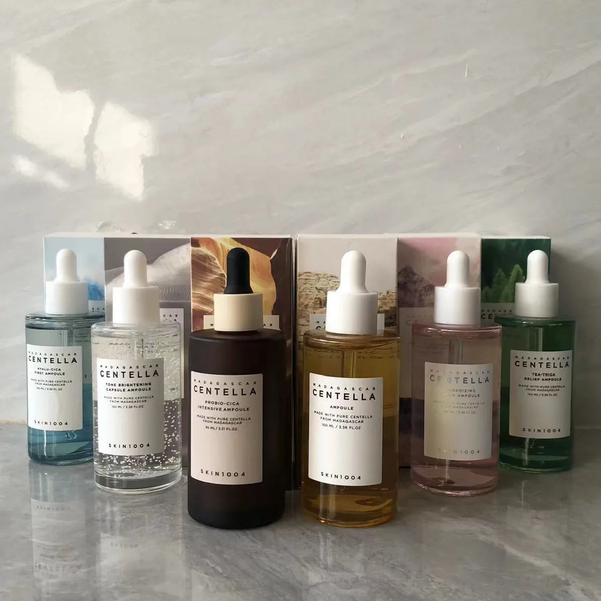 SKIN1004 Centella Ampoule Set 6 Types Korean Skincare for Sensitive Skin Care
