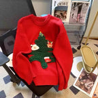 Women's Knitted Christmas Jumper – One Size