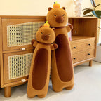 50-110cm Kawaii Giant Long Capybara Plush Pillow Soft Stuffed Animals Cartoon Toys Babys Accompany Sleeping Doll for Girls Gifts