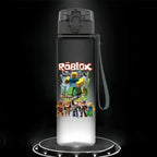 New Robloxs Figure Student Casual Sports Water Cup Plastic Frosted Cups Student Daily Necessities Gifts 560ml