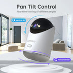 Lenovo 5MP Indoor Smart Security Camera 2.4G 5G WiFi Wireless PTZ IP Cam Two‑Way Talk Night Vision Motion Alert Pet Baby Monitor
