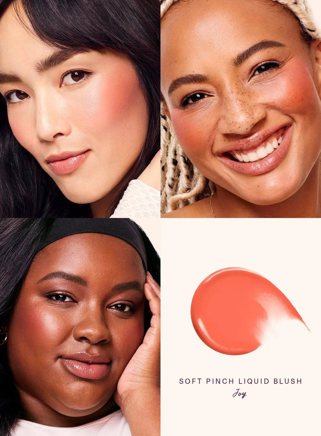 Hot Rare Beauty Happy Hope Joy Alive Love Lucky Liquid Blush Lip Gloss Highlighter Brightening Cushion Makeup With Box Gifts