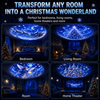 Christmas 8-Pattern Projection Festive Light Decoration Night Light