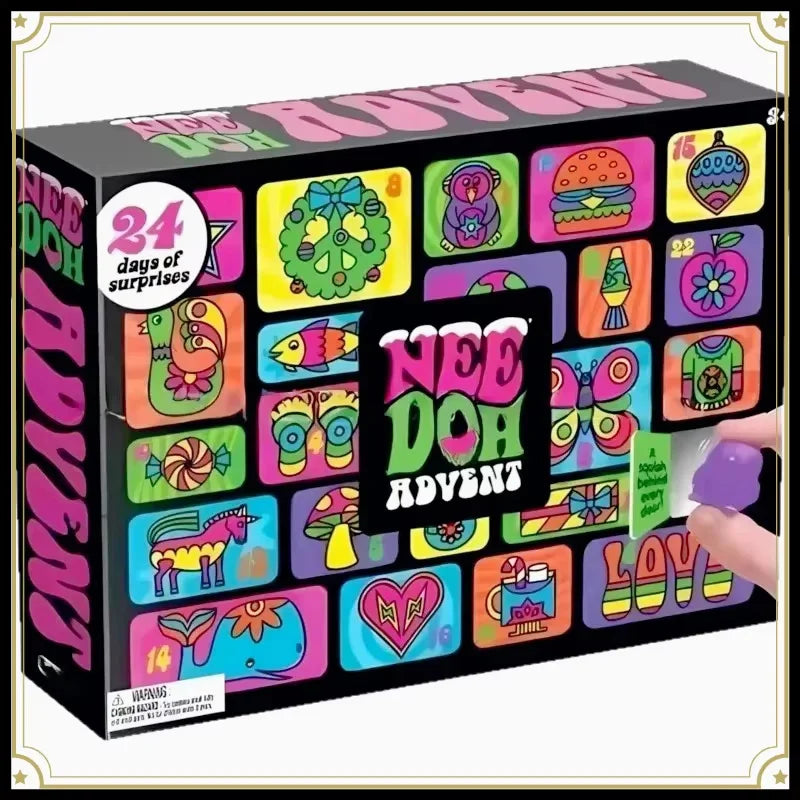 NeeDoh 24-Day Advent Calendar 2026 – Kids' Surprise Gift