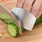 Stainless Steel Finger Guard for Slicing & Chopping