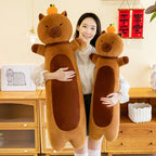 50-110cm Kawaii Giant Long Capybara Plush Pillow Soft Stuffed Animals Cartoon Toys Babys Accompany Sleeping Doll for Girls Gifts