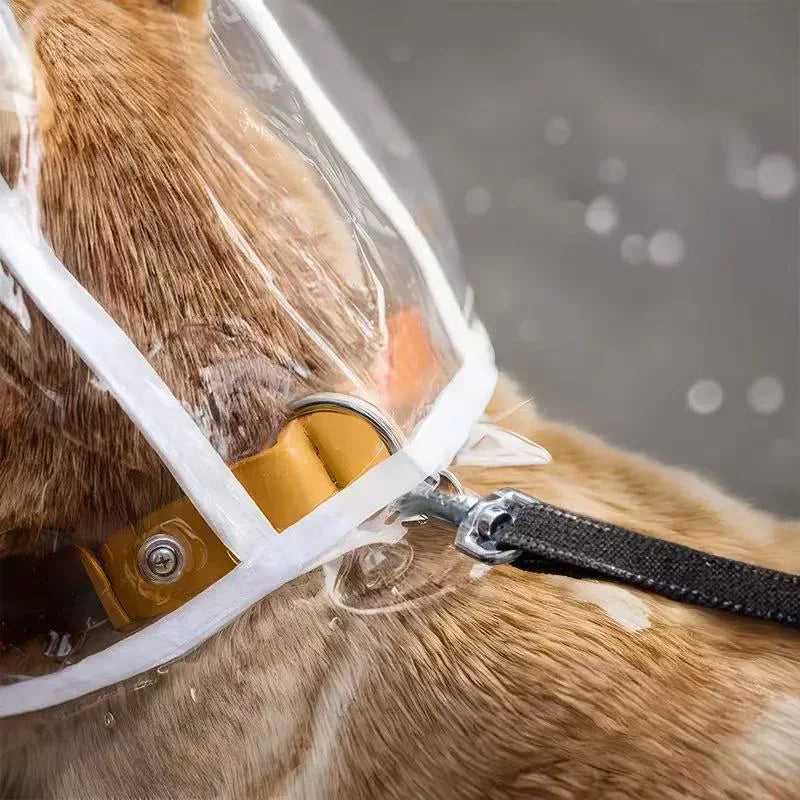 XS-8XL Pet Raincoat Transparent Dog Raincoat Waterproof and Windproof Pet Clothing Large Dog Pet Costume for Rainy Days Walking