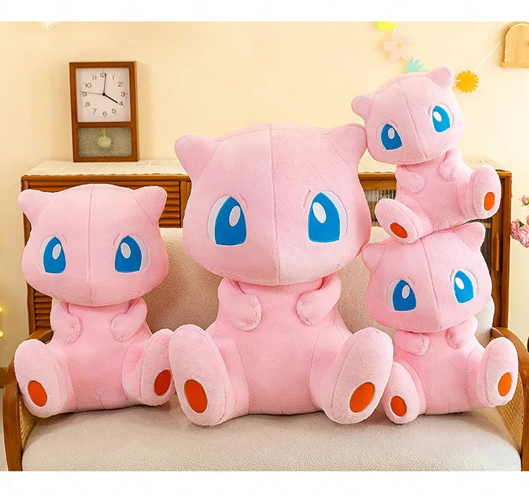 35/45CM New Pokemon Mew Plush Cute Huge Toys Pink Mew Anime Doll Cute Stuffed Plushie Gift For Children Birthday Kids