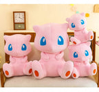 35/45CM New Pokemon Mew Plush Cute Huge Toys Pink Mew Anime Doll Cute Stuffed Plushie Gift For Children Birthday Kids