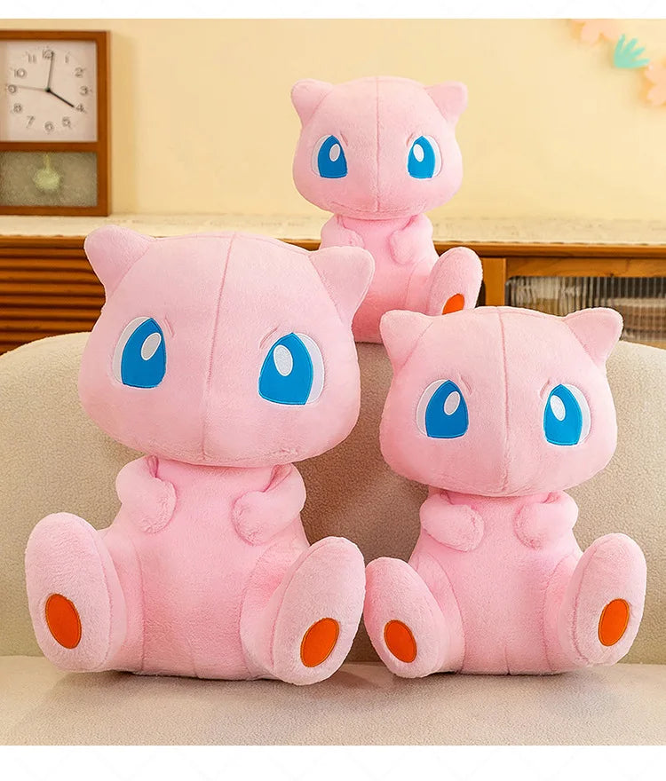 35/45CM New Pokemon Mew Plush Cute Huge Toys Pink Mew Anime Doll Cute Stuffed Plushie Gift For Children Birthday Kids