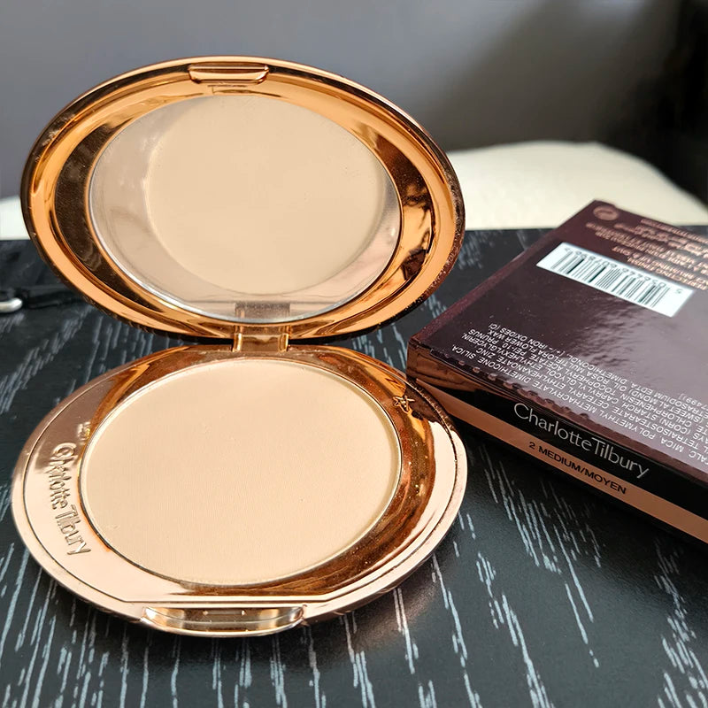 Hot Sale Charlotte Brand Setting Spray Fine Texture Powder Small Gold Plate 2 Color Powder Blusher Essence Oil Tilbury Cosmetics
